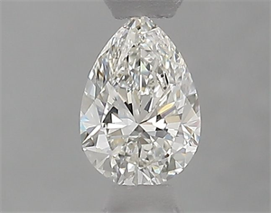 Foto Diamante Natural 0.40 quilates, De pera , Color H, claridad VS1 y certificado GIA de