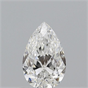 Natural Diamond 0.70 Carats, Pear with  Cut, E Color, VS1 Clarity and Certified by GIA