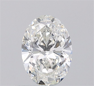 Picture of Natural Diamond 0.51 Carats, Oval with  Cut, G Color, VS1 Clarity and Certified by IGI