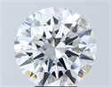 Del inventario de diamantes de laboratorio, 6.06 quilates, Redondo , Color E, claridad VVS2 y certificado IGI