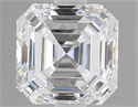 Natural Diamond 0.91 Carats, Asscher with  Cut, G Color, VS2 Clarity and Certified by GIA
