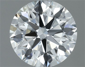 Foto Diamante Natural 0.50 quilates, Redondo , Color H, claridad VVS2 y certificado GIA de