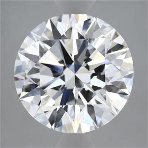 Picture of Lab Grown Diamond 4.51 Carats, Round with Ideal Cut, D Color, VVS2 Clarity and Certified by IGI