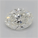 Natural Diamond 1.21 Carats, Oval with  Cut, J Color, SI1 Clarity and Certified by GIA