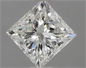 Natural Diamond 0.80 Carats, Princess with  Cut, I Color, VS1 Clarity and Certified by IGI