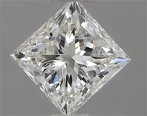 Picture of Natural Diamond 0.80 Carats, Princess with  Cut, I Color, VS1 Clarity and Certified by IGI