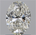 Natural Diamond 1.00 Carats, Oval with  Cut, I Color, VS1 Clarity and Certified by GIA