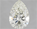 Diamante Natural 1.63 quilates, De pera , Color K, claridad IF y certificado HRD
