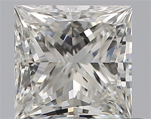 Picture of Natural Diamond 0.70 Carats, Princess with  Cut, I Color, VVS1 Clarity and Certified by GIA