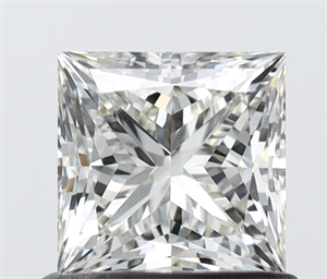 Picture of Natural Diamond 0.81 Carats, Princess with  Cut, I Color, VVS1 Clarity and Certified by IGI
