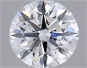 Lab Grown Diamond 1.56 Carats, Round with Ideal Cut, E Color, FL Clarity and Certified by IGI