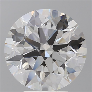 Picture of Lab Grown Diamond 5.11 Carats, Round with Ideal Cut, E Color, VVS2 Clarity and Certified by IGI
