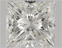 Natural Diamond 0.51 Carats, Princess with  Cut, H Color, VVS1 Clarity and Certified by GIA