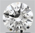 Natural Diamond 1.01 Carats, Round with Excellent Cut, I Color, SI2 Clarity and Certified by GIA