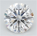 Lab Grown Diamond 4.08 Carats, Round with Ideal Cut, D Color, IF Clarity and Certified by IGI