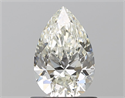 Natural Diamond 0.90 Carats, Pear with  Cut, J Color, FL Clarity and Certified by GIA