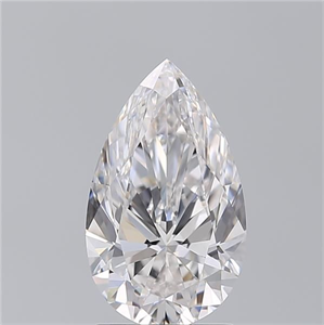 Picture of Natural Diamond 2.21 Carats, Pear with  Cut, F Color, VVS2 Clarity and Certified by GIA