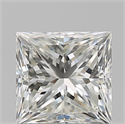 Natural Diamond 1.01 Carats, Princess with  Cut, J Color, VS2 Clarity and Certified by GIA