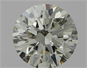 Diamante Natural 0.54 quilates, Redondo , Color J, claridad IF y certificado IGI