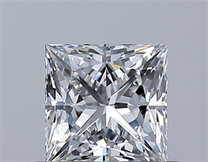 Foto Diamante Natural 0.50 quilates, Princesa , Color D, claridad VVS2 y certificado GIA de