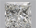 Natural Diamond 1.20 Carats, Princess with  Cut, I Color, SI1 Clarity and Certified by GIA
