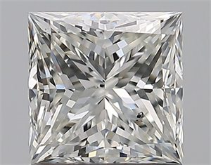 Picture of Natural Diamond 1.20 Carats, Princess with  Cut, I Color, SI1 Clarity and Certified by GIA