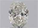Diamante Natural 1.27 quilates, Ovalado , Color I, claridad SI2 y certificado HRD