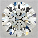 Diamante Natural 0.42 quilates, Redondo , Color K, claridad VVS1 y certificado GIA