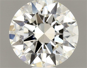 Picture of Natural Diamond 0.50 Carats, Round with Excellent Cut, J Color, SI1 Clarity and Certified by GIA