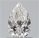 Diamante Natural 0.70 quilates, De pera , Color H, claridad VS1 y certificado GIA