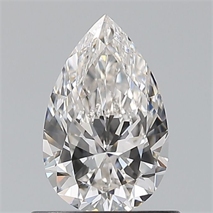 Foto Diamante Natural 0.70 quilates, De pera , Color H, claridad VS1 y certificado GIA de