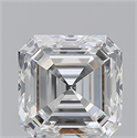 Diamante Natural 1.81 quilates, Asscher , Color G, claridad VS1 y certificado GIA