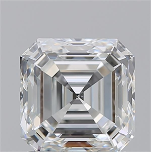 Foto Diamante Natural 1.81 quilates, Asscher , Color G, claridad VS1 y certificado GIA de