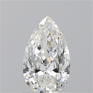 Foto Diamante Natural 0.90 quilates, De pera , Color H, claridad SI1 y certificado GIA de