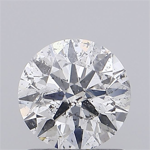 Picture of Natural Diamond 1.00 Carats, Round with Excellent Cut, F Color, I1 Clarity and Certified by IGI