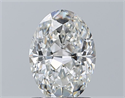 Natural Diamond 1.21 Carats, Oval with  Cut, G Color, VS2 Clarity and Certified by GIA