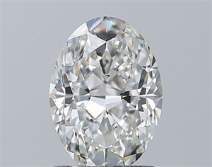 Picture of Natural Diamond 1.21 Carats, Oval with  Cut, G Color, VS2 Clarity and Certified by GIA