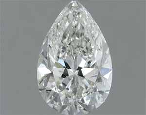 Picture of Natural Diamond 0.50 Carats, Pear with  Cut, H Color, VS1 Clarity and Certified by IGI