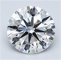 Diamante Natural 2.30 quilates, Redondo , Color F, claridad VVS1 y certificado GIA