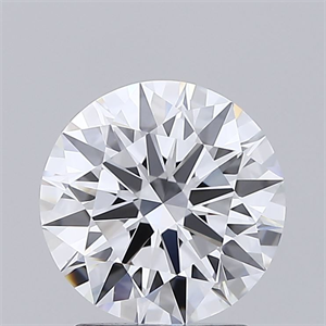 Picture of Lab Grown Diamond 1.71 Carats, Round with Ideal Cut, D Color, VVS1 Clarity and Certified by IGI