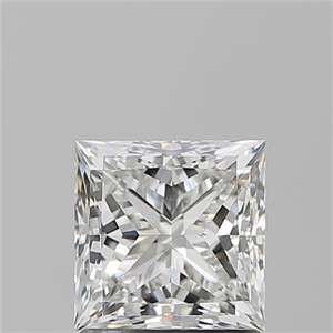 Foto Diamante Natural 1.50 quilates, Princesa , Color G, claridad VVS2 y certificado GIA de