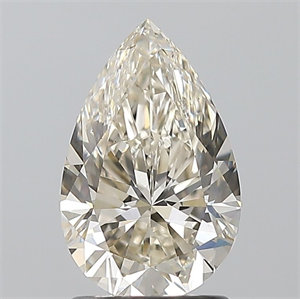Picture of Natural Diamond 1.50 Carats, Pear with  Cut, L Color, VS2 Clarity and Certified by GIA