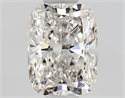 Natural Diamond 0.53 Carats, Cushion with  Cut, H Color, VVS1 Clarity and Certified by GIA