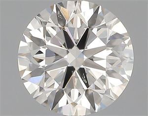 Picture of Natural Diamond 0.69 Carats, Round with Excellent Cut, J Color, SI1 Clarity and Certified by GIA