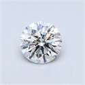 Diamante Natural 0.43 quilates, Redondo , Color D, claridad SI1 y certificado GIA