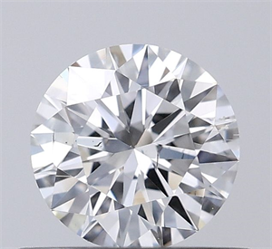 Foto Diamante Natural 0.53 quilates, Redondo , Color E, claridad SI1 y certificado GIA de