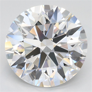 Picture of Lab Grown Diamond 4.43 Carats, Round with Excellent Cut, D Color, VVS1 Clarity and Certified by GIA