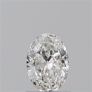 Foto Diamante Natural 0.70 quilates, Ovalado , Color F, claridad SI1 y certificado GIA de