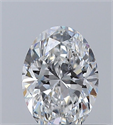 Natural Diamond 0.40 Carats, Oval with  Cut, E Color, VS1 Clarity and Certified by GIA