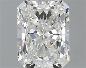 Picture of Natural Diamond 1.02 Carats, Radiant with  Cut, I Color, SI2 Clarity and Certified by GIA
